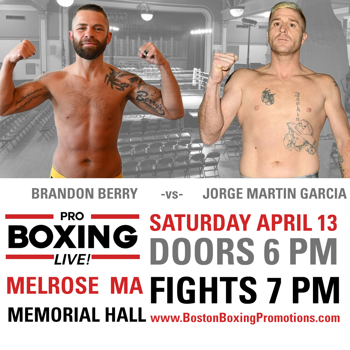 𝘽𝙍𝘼𝙉𝘿𝙊𝙉 𝘽𝙀𝙍𝙍𝙔 𝙍𝙀𝙏𝙐𝙍𝙉𝙎 𝙊𝙉 𝘼𝙋𝙍𝙄𝙇13! – Boston Boxing Promotions
